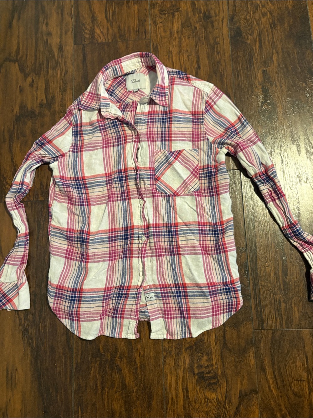 Rails Charli  Pink Plaid Button-Up Shirt